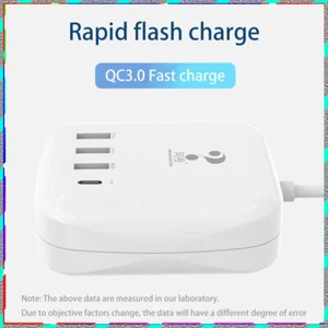 Multi-port adapter USB charger Intelligent output 5V/3.2A fast travel charging - Picture 1 of 12
