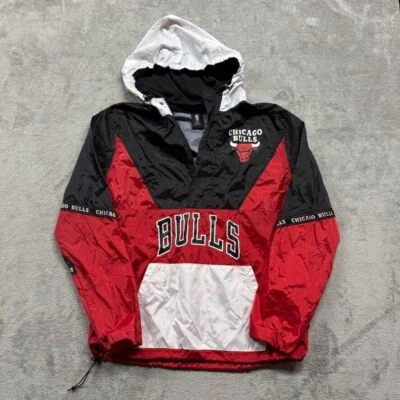Sudadera con capucha cortavientos suéter Chicago Bulls para hombre bloque de color medio NBA UNK Foto 1 de 4