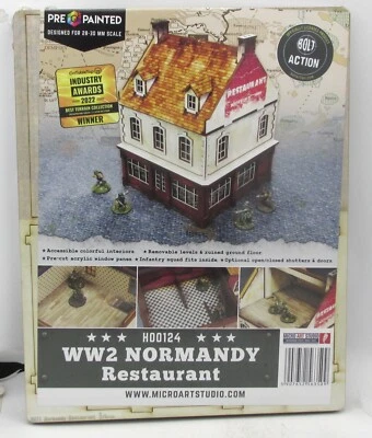 Micro Art Studio H00124 WW2 Normandy Restaurant (Bolt Action) Terrain Kit - Image 1 of 4