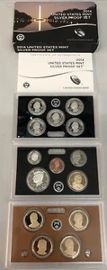2014 US Mint Silber Proof Set mit Box und COA - Bild 1 von 3
