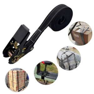 4pc Lashing Strap with Ratchet 800kg(1700lbs) Tensile Force Cargo Tie Down Strap - Picture 1 of 10
