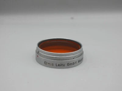 Leitz Leica OR Orange Slip-On Plug Filter E43 43mm fits Summarit lens? ref:1429 - Image 1 of 4