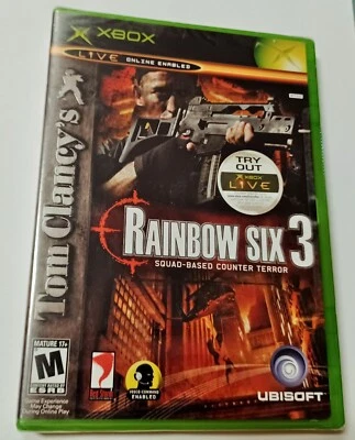Tom Clancy's Rainbow Six 3 (Microsoft Xbox, 2003) Game Factory Sealed - Image 1 of 4