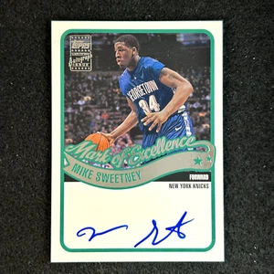 2003-04 Topps Mark of Excellence Auto Mike Sweetney #ME-MS Rookie Auto RC - Picture 1 of 2