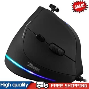 ZELOTES C-18 11 Buttons USB Wired 10000DPI RGB Optical Gaming Vertical Mouse #g - Picture 1 of 12