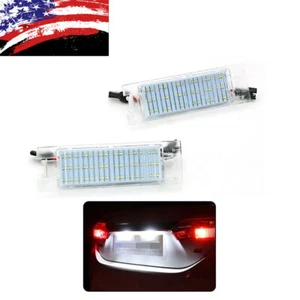 2x Luz LED para coche número matrícula para Alfa Romeo Fiat Opel Zafira Astra - Imagen 1 de 10