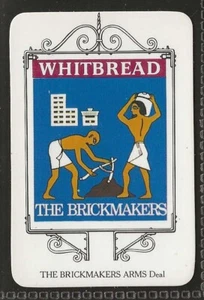 WHITBREAD-INN SIGNS KENT 1973-#13- THE BRICKMAKERS ARMS - Picture 1 of 2