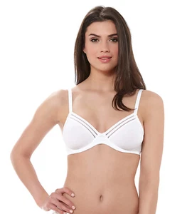 Huit Womens Sweet Coton Full-Cup Bra - Picture 1 of 10