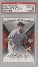 2007 Upper Deck MLB Card of the Month Troy Tulowitzki PSA 10 GEM MT Rookie RC