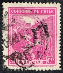 CHILE STAMP RPO RAILWAY CANCELLATION AMBULANCIA # 80 - Picture 1 of 1