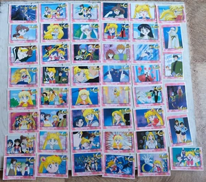 SUPER RARE HUGE Lot of 46 Sailor Moon Trading Stickers Series 2 - Picture 1 of 6