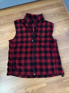 Gilet uomo Woolrich nero e rosso taglia large  - Foto 1 di 6