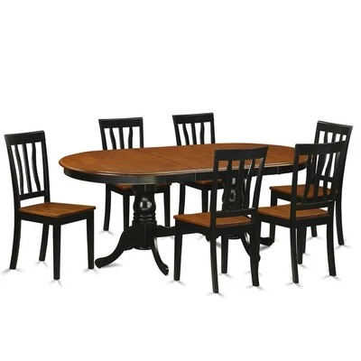 7  Pc  Dining  room  set-Dining  Table  with  6  Dining  Chairs - Image 1 of 4