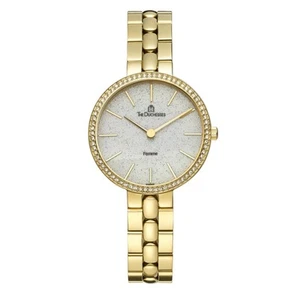 The Duchesses FEMME Women's Swiss Watch with White Crystal Dial Gold PVD Coating - Picture 1 of 7