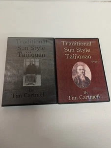 TRADITIONAL SUN STYLE TAIJIQUAN Discs 1-3, 2 DvD Cases - Picture 1 of 12