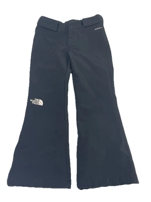 The North Face EZ Grow Snow Pants Girls Extra Small Black Windwall Flare Leg - Image 1 of 4