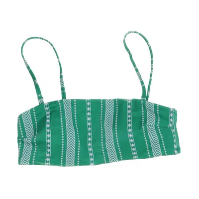 C&A, Bikinioberteil, Größe: 38, Grün/Weiß, Elasthan/Polyamid, Damen #54G - Bild 1 von 4