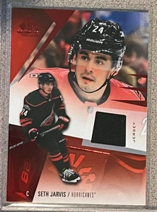 SETH JARVIS JERSEY REMNANT 2023-24 UD SP GAME USED #56 - Picture 1 of 2