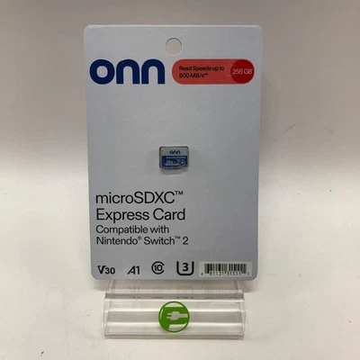New Onn 256GB microSDXC Express Card Compatible With Nintendo Switch 2 - Image 1 of 4