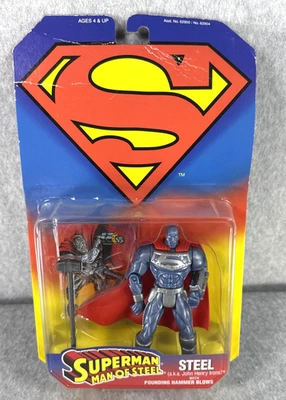 超人钢铁侠系列带锤子约翰·亨利·艾恩斯DC漫画老式1995年 — 第 1/4 张图片