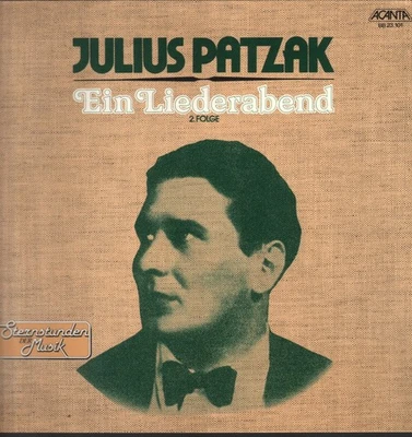 BB23101 Julius Patzak Ein Liederabend LP vinyl Germany Acanta 1979 mono BB23101 - Photo 1/4