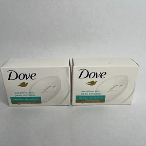 2 Dove Beauty Seife, empfindliche Haut, 3,75 Unzen Jede eingestellte Formel - Bild 1 von 2