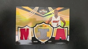 2006-07 DWYANE WADE TOPPS TRIPLE THREADS GOLD SP PATCH GAME-USED "MIA" #1/9! - Picture 1 of 13