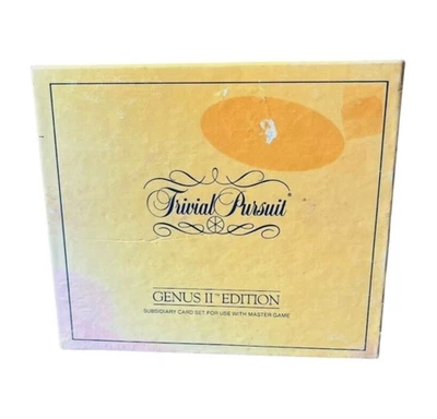 Trivial Pursuit Genus II Edition Subsidiary Card Set for Master Board Game - Image 1 of 4