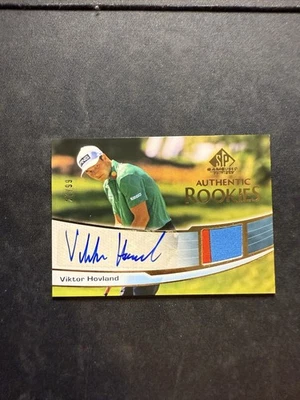 Viktor Hovland 2024 Sp Game Used RPA Auto Autograph Jersey Patch /99 Rookie Rc - Image 1 of 2