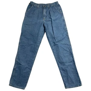 Wrangler Jeans Men's 32x34 Rugged Wear Elastic Waist Pleated Fishing 33312EI VTG - Picture 1 of 14