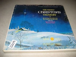 THE FAMILY CHRISTMAS TREASURY 4xLP NM Longines SYS-5200 to SYS-5203 1969 - Picture 1 of 7