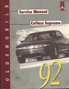 1992 Oldsmobile Cutlass Supreme ~ Original GM Factory Service Manual - Picture 1 of 1