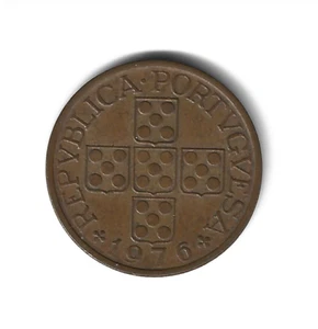 World Coins - Portugal 1 Escudo 1976 Coin KM# 597 - Picture 1 of 3