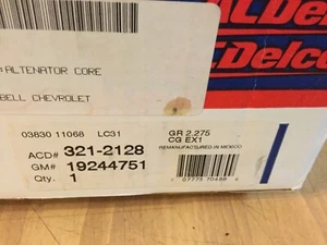 Alternador remanufacturado ACDelco 321-2128 - Imagen 1 de 3