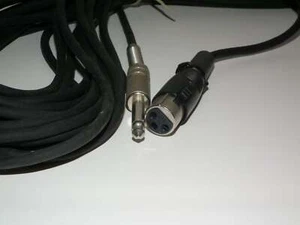 NOS Hi Quality Audio Cable XLR Female to 6.3mm Prefer MK-105 Low Noise 10m - Bild 1 von 11