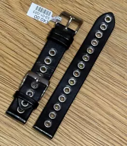 Original OEM Christian Dior 2590 Malice schwarzes Lederband 14,5 mm 14 mm 14,5/14 - Bild 1 von 7