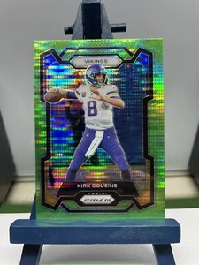 2023 Panini Prizm Green Pulsar Kirk Cousins #197 - Picture 1 of 2
