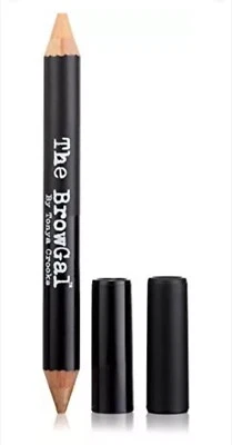 Lápiz iluminador de doble extremo The BrowGal 02 cejas desnudas y doradas Foto 1 de 4