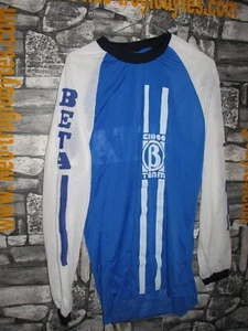 Vintage moto BETA '70s motocross trial racing team jersey shirt trikot maillot - Picture 1 of 3