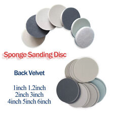 1/1.2/2/3/4/5/6 Inch Wet & Dry Sanding Discs Sponge Sandpaper Pads Grit 300-3000