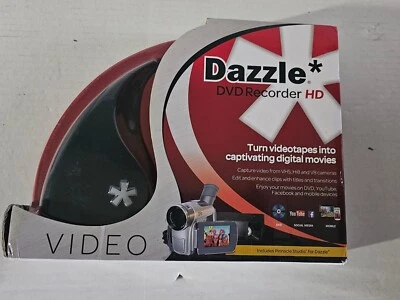 Dazzle DVD Recorder HD Video Capture Device From Analog to Digital Video Editing - Image 1 of 3