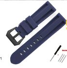 Navy Blue Strap 26mm For Panerai Pam Style Watch Band New