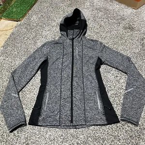 Brooks Women’s Equilibrium Technology Full Zip Active Jacket Heather Gray Sz XS - Picture 1 of 10