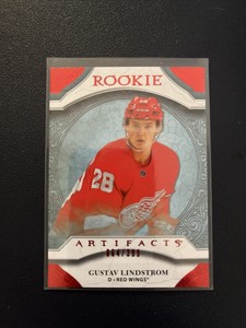 2020-21 ARTIFACTS ROOKIE RED PARALLEL  064/399 GUSTAV LINDSTROM RED WINGS