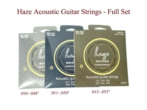 Haze DP01 Series Acoustic Guitar set, .010/.011/.012"~.048/.050/.053" +3 picks - Bild 1 von 14