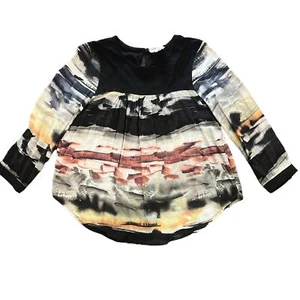Anthropologie d.RA leichte atmungsaktive Bluse Damen XS mehrfarbig 3/4 Arm - Bild 1 von 4