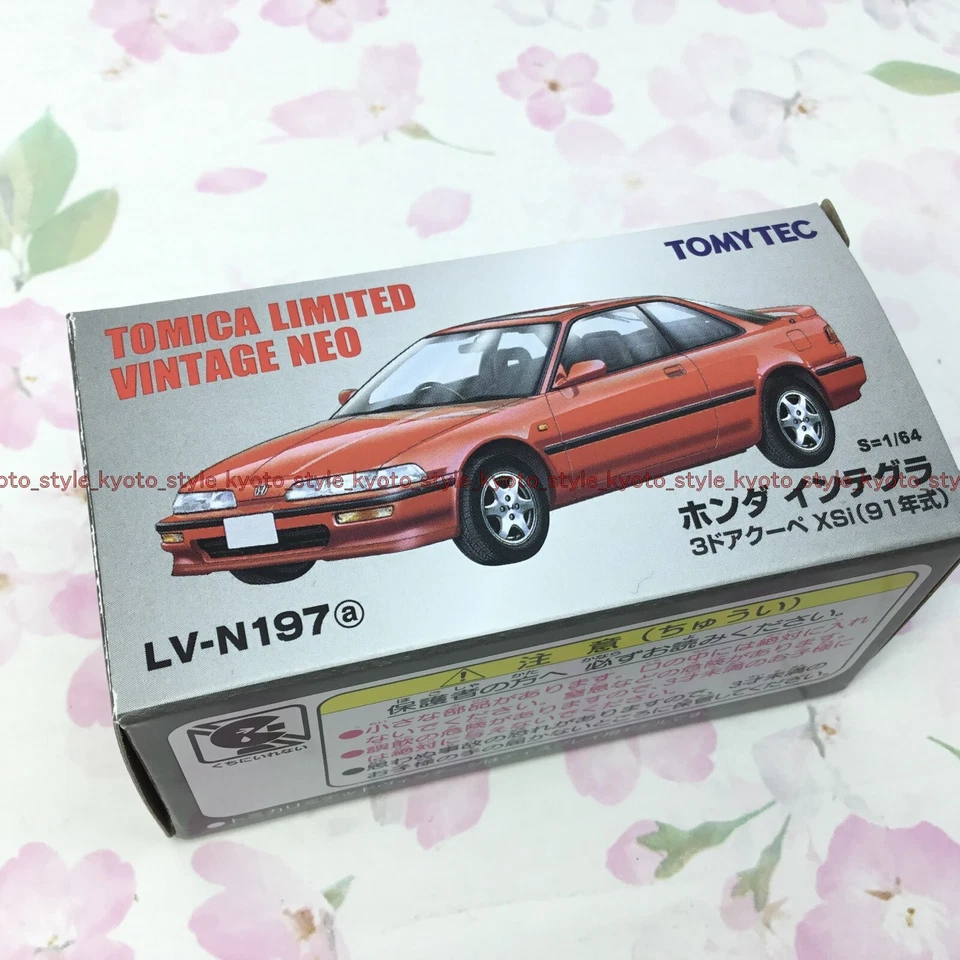 307761 Tomica Limited Vintage Neo LV-N197a Honda Integra 3-Door Coupe XSi Red