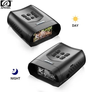 APEXEL  Binoculars 3'' LCD 5XDigital Zoom Infrared NightVision Goggles 32GB Card - Picture 1 of 11