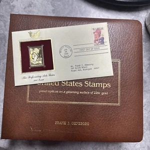 41 Golden Replicas of United States Stamps Proof 22K Gold, 1 Album 1980 - 1981 - Picture 1 of 7