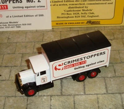 LLEDO - 1937 SCAMMELL 6 WHEEL TRUCK - CRIMESTOPPERS   - CASTLEHOUSE LTD EDITION - Image 1 of 4